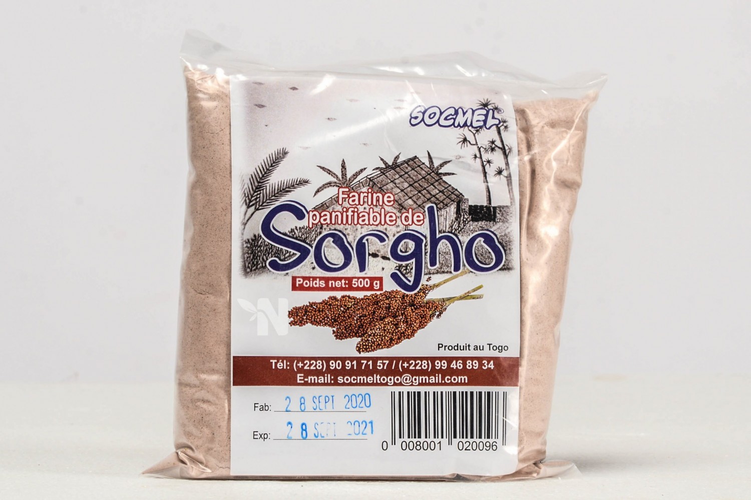 Farine panifiable à base de fonio