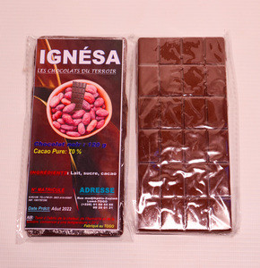 Plaquette de chocolat Les chocolats du terroir IGNESIA