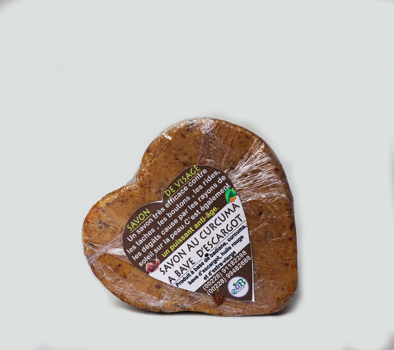 Savon au Curcuma à bave d'escargot