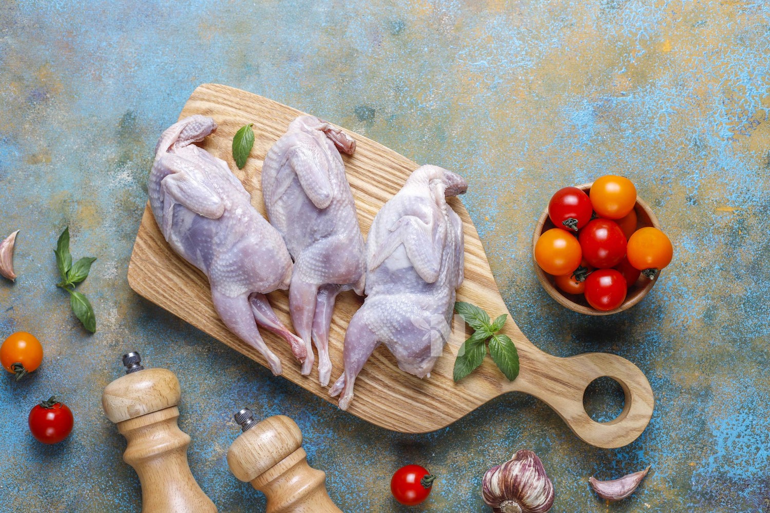 Viande de cailles Diaspora cailles