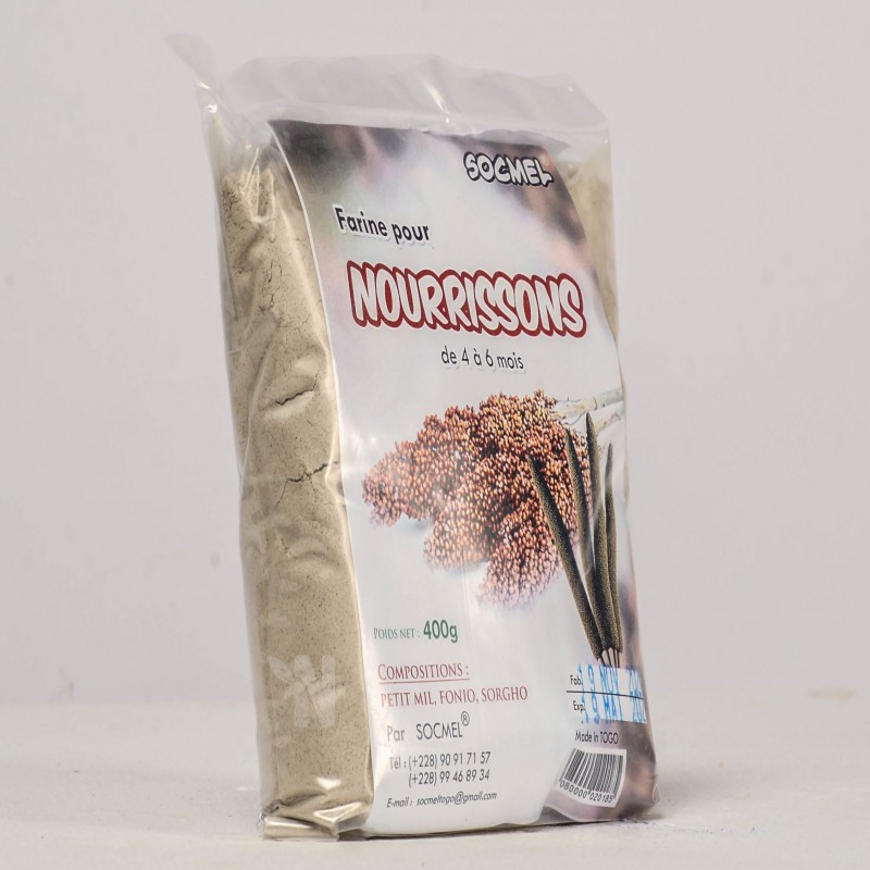 Farine enrichie pour nourrissons de 4 à 6 mois