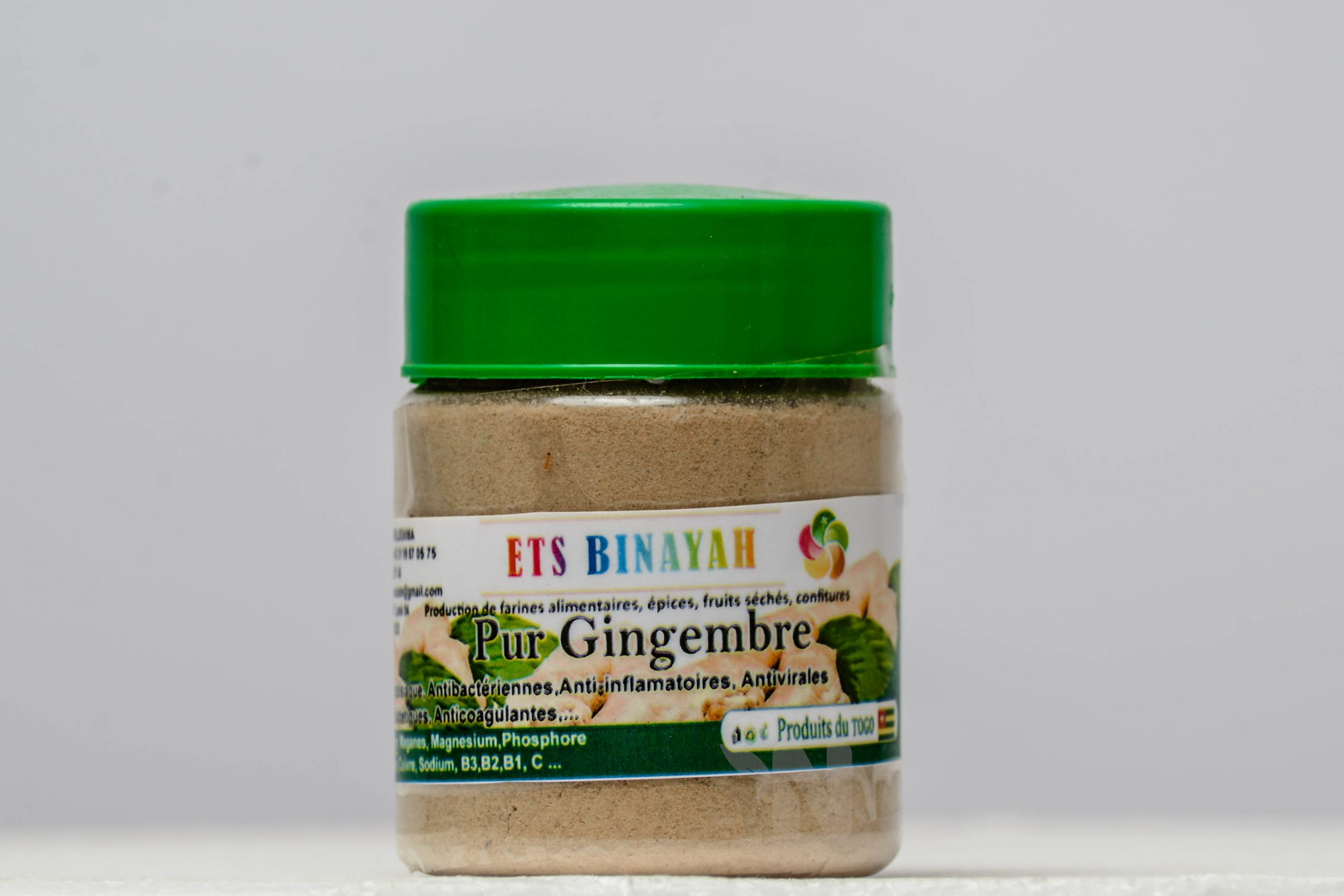 Pur Gingembre (Gingembre en poudre) - 150 grammes