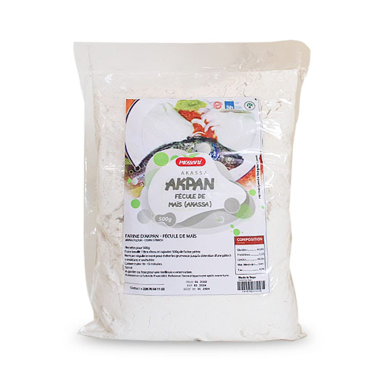 Akpan, fécule de mais