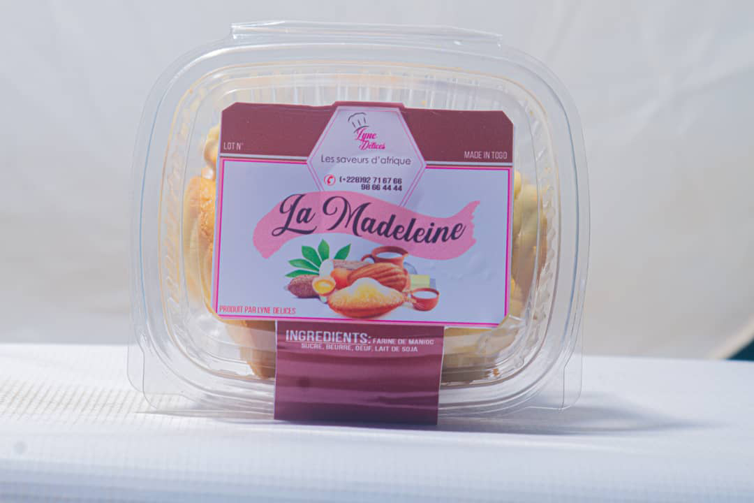 Gâteaux madeleine au manioc