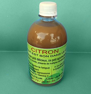 Jus de citron pressé