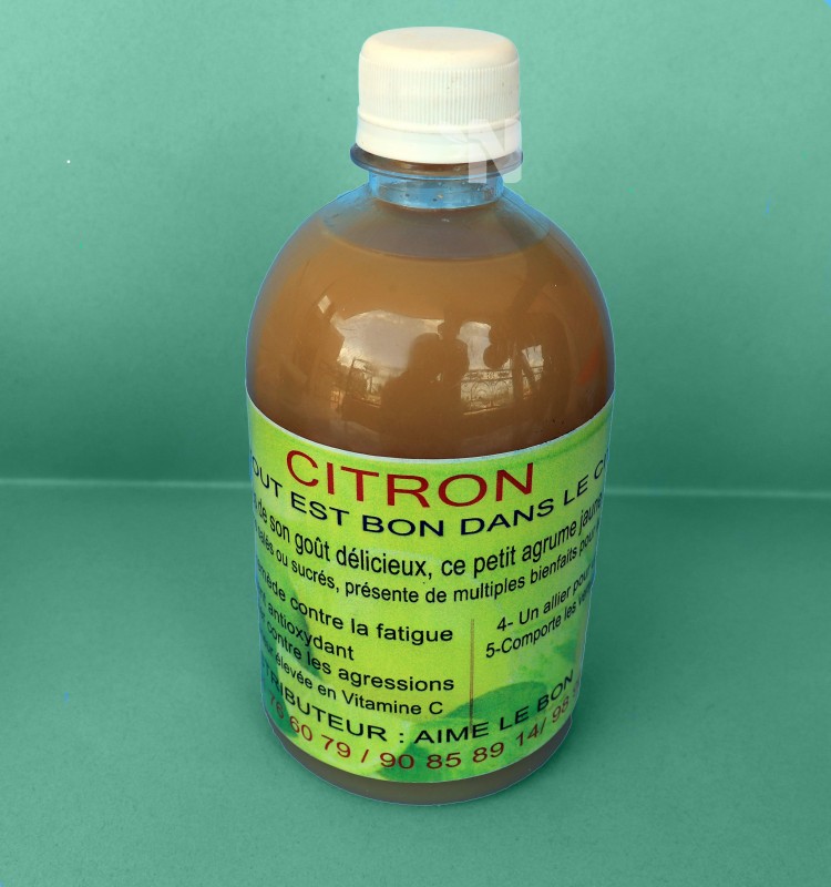 Jus de citron pressé